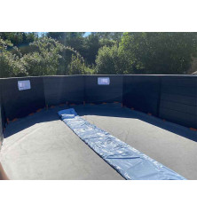 Piscine hors sol composite PVC-CHANVRE