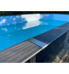 Piscine hors sol composite PVC-CHANVRE