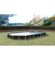 Piscine hors sol composite PVC-CHANVRE