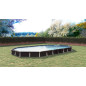 Piscine hors sol OVALE PVC et CHANVRE Piscine hors sol OVALE PVC et CHANVRE