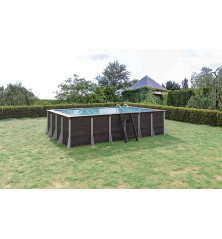 Piscine hors sol composite PVC-CHANVRE