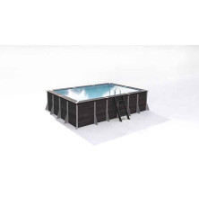 Piscine hors sol composite PVC-CHANVRE