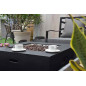Table carrée Brasero GAZ AURORA - Set complet Table carrée Brasero GAZ AURORA - Set complet