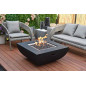 Table carrée Brasero GAZ AURORA - Set complet Table carrée Brasero GAZ AURORA - Set complet