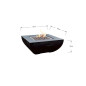 Table carrée Brasero GAZ AURORA - Set complet Table carrée Brasero GAZ AURORA - Set complet