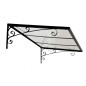 Auvent anti-UV aluminium  Venus - 135,5 x 88 cm