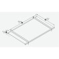 Auvent moderne transparent - Nancy - 150,5 x 94 cm
