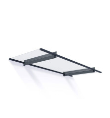 Auvent moderne transparente - Nancy - 205,5 x 94 cm