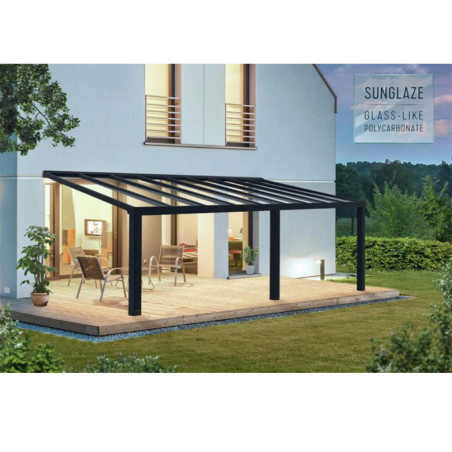 Toit terrasse adossé gris - Stockholm - 587,5 x 330 cm
