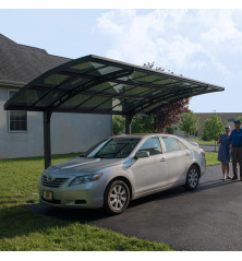 Carport gris - Arizona Breeze - 495 x 289 cm