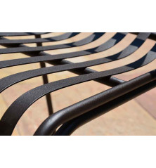 Lot de 2 Fauteuils métal - empilables