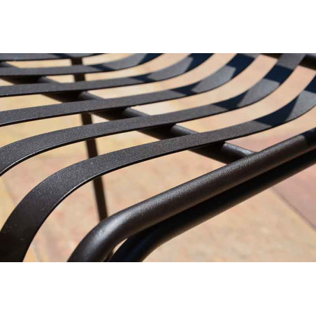 Lot de 2 Fauteuils métal - empilables
