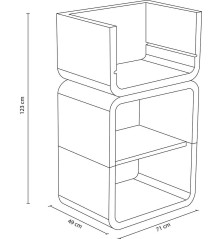 BARBECUE DESIGN SUN02- Béton Fibré Hydrofuge