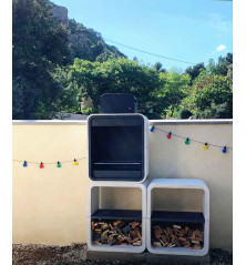 BARBECUE DESIGN SUN03- Béton Fibré Hydrofuge