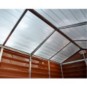 Abri de jardin en polycarbonate - Skylight Amber - 120,7 x 176,8 cm