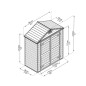 Abri de jardin en polycarbonate - Skylight - 1,7 m²