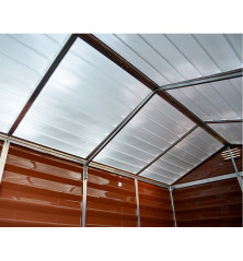 Abri de jardin en polycarbonate - Skylight Amber - 5,6 m²