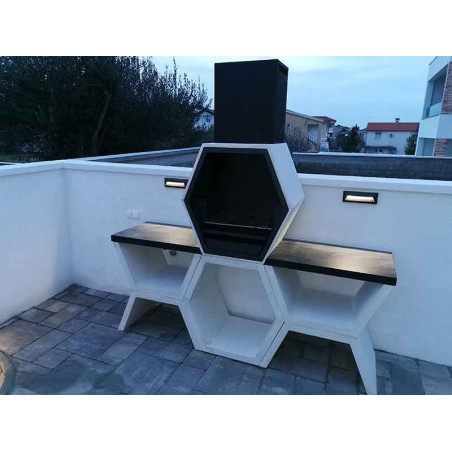 Barbecue DESIGN -béton hydrofuge - MOD 05