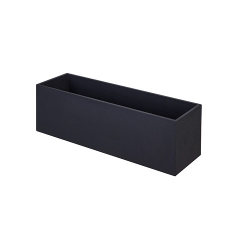 BAC à fleurs- Béton Fibré Hydrofuge NOIR - 80x25x25