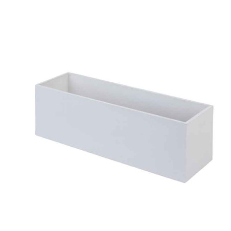 BAC à fleurs -Béton Fibré Hydrofuge BLANC - 120x40x45