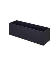 BAC à fleurs -Béton Fibré Hydrofuge NOIR- 120x40x45