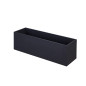 BAC à fleurs -Béton Fibré Hydrofuge NOIR- 120x40x45 BAC à fleurs -Béton Fibré Hydrofuge NOIR- 120x40x45