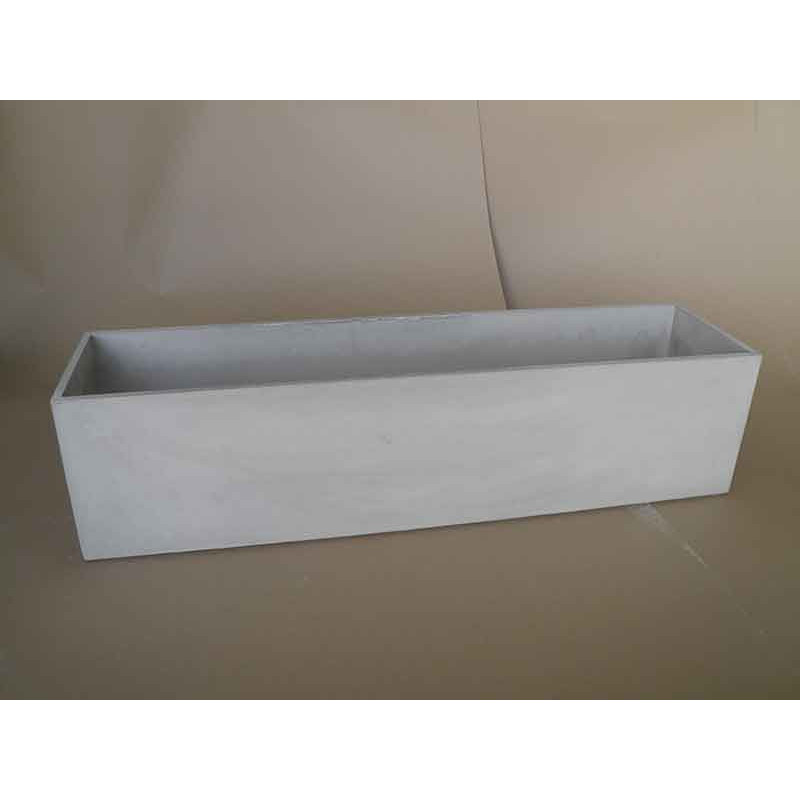 BAC à fleurs en Béton Fibré Hydrofuge- 80x25x25