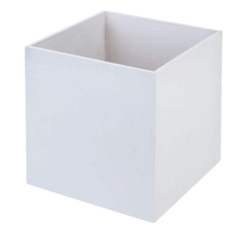 BAC à fleurs Carré - Béton Fibré Hydrofuge BLANC - 60x60x60 BAC à fleurs Carré - Béton Fibré Hydrofuge BLANC - 60x60x60