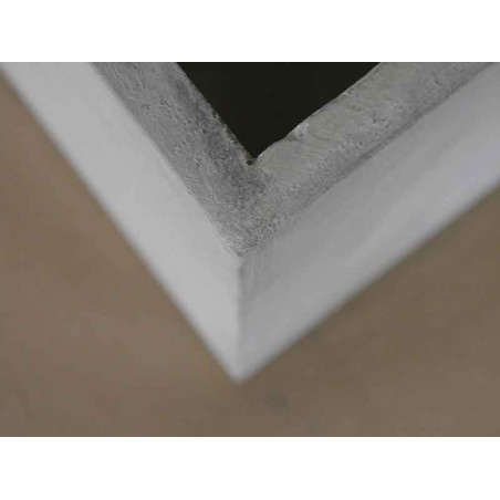 BAC à fleurs Carré - Béton Fibré Hydrofuge GRIS - 60x60x60
