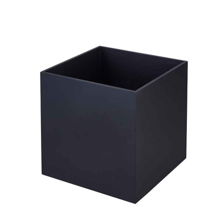 BAC à fleurs Carré - Béton Fibré Hydrofuge NOIR - 60x60x60