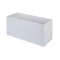 BAC à fleurs - Béton Fibré Hydrofuge BLANC - 99x40x45 BAC à fleurs - Béton Fibré Hydrofuge BLANC - 99x40x45