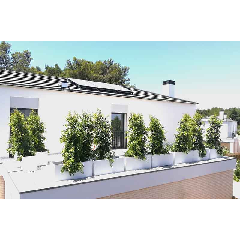 BAC à fleurs - Béton Fibré Hydrofuge BLANC - 99x40x45 BAC à fleurs - Béton Fibré Hydrofuge BLANC - 99x40x45