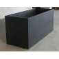 BAC à fleurs - Béton Fibré Hydrofuge NOIR - 99x40x45 BAC à fleurs - Béton Fibré Hydrofuge NOIR - 99x40x45