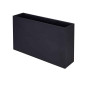 BAC à fleurs SKUARE -Béton Fibré Hydrofuge NOIR- 100x25x60 BAC à fleurs SKUARE -Béton Fibré Hydrofuge NOIR- 100x25x60