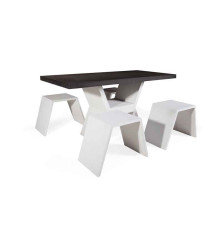 Ensemble REPAS Béton - 4 places