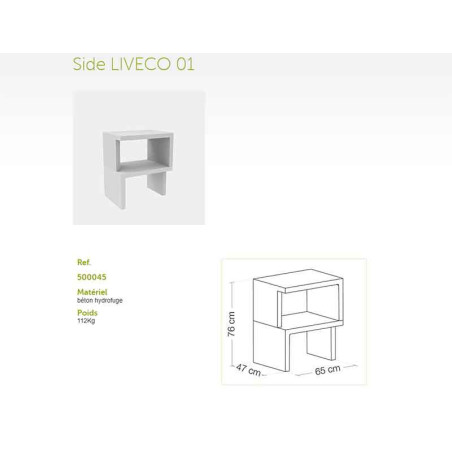 MODULE de POSE - BARBECUE LIVECO 01- Béton Fibré Hydrofuge