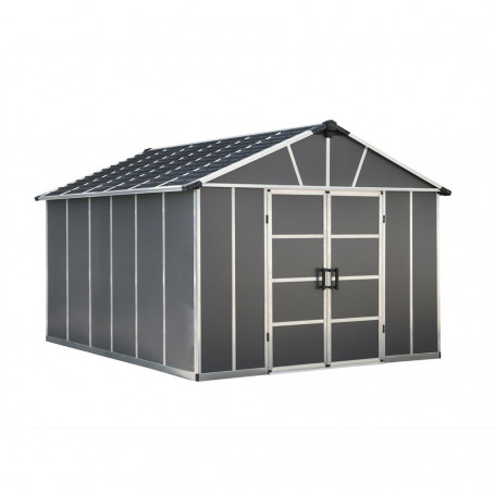 Abri de jardin en polycarbonate avec et sans plancher - Yukon - 13,1 m²