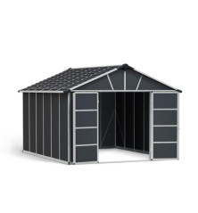 Abri de jardin en polycarbonate avec et sans plancher - Yukon -  13,1 m²