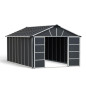 Abri de jardin en polycarbonate avec et sans plancher - Yukon -  17,2 m²