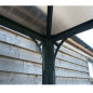 Pergola en aluminium et polycarbonate - Monaco - 390 x 450 cm