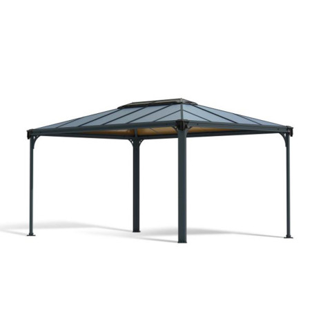 Tonnelle en aluminium et polycarbonate - Martinique - 430 x 295,5cm
