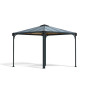 Pergola en aluminium et polycarbonate - Palermo - 360 x 360 cm