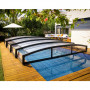 Abri de piscine en aluminium et polycarbonate - 8 x 4 m