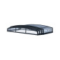 Abri de piscine design coulissant - 8 x 4 m