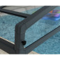 Abri de piscine design coulissant - 8 x 4 m