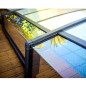 Abri de piscine design coulissant - 8 x 4 m