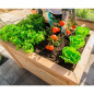 Carré potager surélevé - 100 cm - Bois naturel Carré potager surélevé - 100 cm - Bois naturel