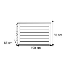 Jardinière surélevée - Dimensions au choix