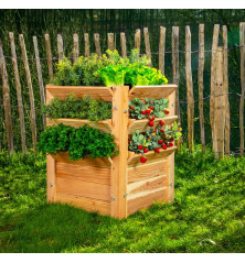 Jardinière moderne en bois - Dimensions au choix