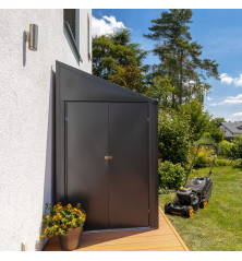 Abri de jardin adossé